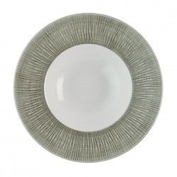 Assiettes à bord large Churchill Bamboo Ceramic Spinwash Alpine 231mm (Lot de 12)