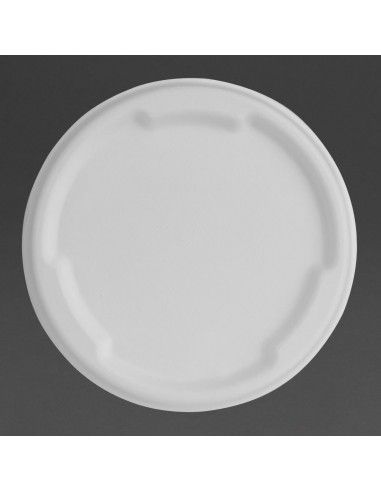 Couvercles en bagasse Fiesta Compostable pour bols de 400/500 ml (lot de 50)