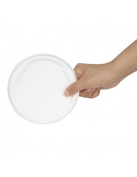 Couvercles en bagasse Fiesta Compostable pour bols de 400/500 ml (lot de 50)