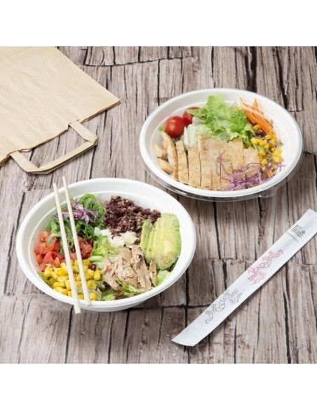 Bols à poke en bagasse Fiesta Compostable 682ml (lot de 50)