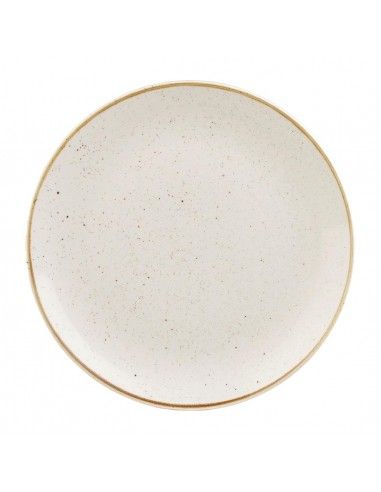 Assiettes rondes Churchill Stonecast Barley White 228mm (Lot de 12)