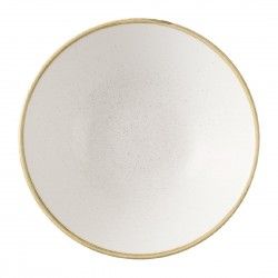 Assiettes creuses rondes Churchill Stonecast Barley White 180mm (Lot de 6)