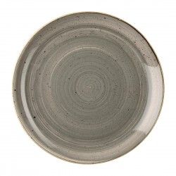 Assiettes rondes Churchill Stonecast Grey 254mm (Lot de 12)