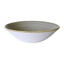 Assiettes creuses rondes Churchill Stonecast Grey 205mm (Lot de 6) 2