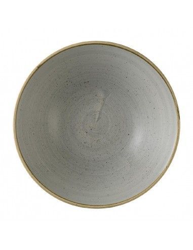 Assiettes creuses rondes Churchill Stonecast Grey 180mm (Lot de 6)