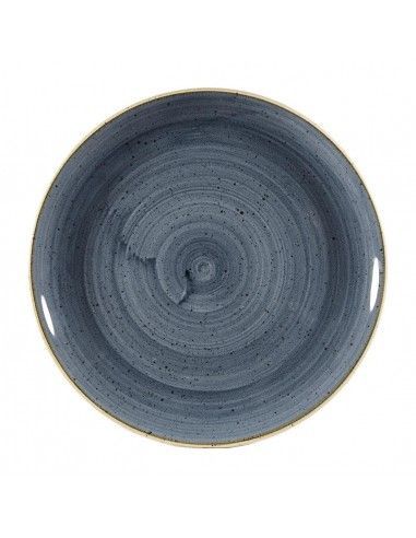 Assiettes rondes Churchill Stonecast Blueberry 228mm (Lot de 12)