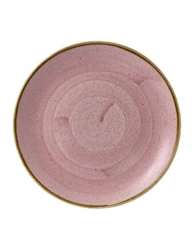 Assiettes rondes Churchill Stonecast Petal Pink 254mm (Lot de 12)