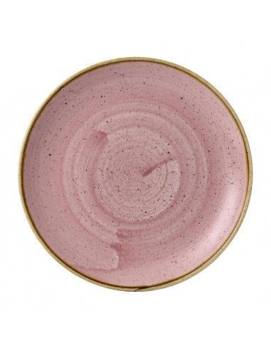 Assiettes rondes Churchill Stonecast Petal Pink 228mm (Lot de 12)
