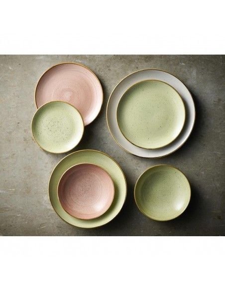 Bols Churchill Stonecast Raw Green Evolves 248mm (Lot de 12)