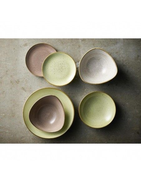 Bols Churchill Stonecast Raw Green 184mm (Lot de 12)