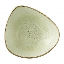 Bols triangulaires Churchill Stonecast Raw Green Lotus 177mm (Lot de 12)