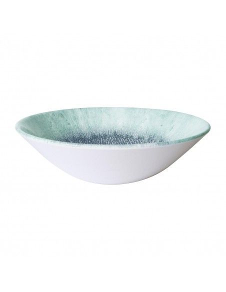 Assiettes creuses rondes Churchill Studio Prints Fusion Blue 203mm (Lot de 6)