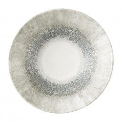 Assiettes creuses rondes Churchill Studio Prints Fusion Grey 203mm (Lot de 6)