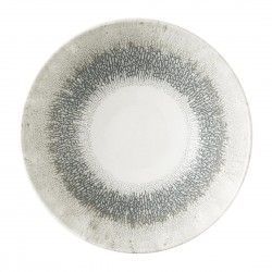 Assiettes creuses rondes Churchill Studio Prints Fusion Grey 178mm (Lot de 6)