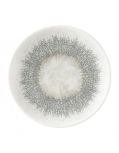 Assiettes rondes Churchill Studio Prints Fusion Grey 165mm (Lot de 12)