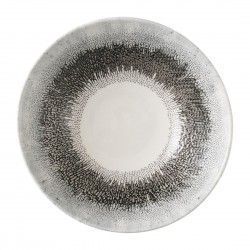 Assiettes creuses rondes Churchill Studio Prints Fusion Black 178mm (Lot de 6)