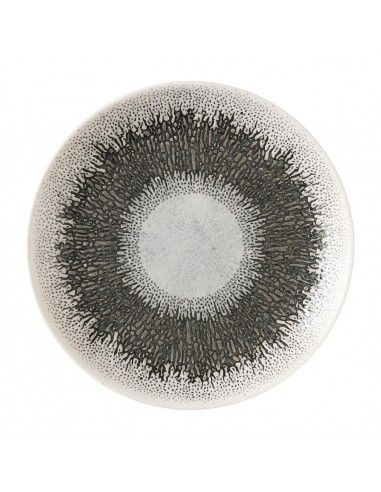 Assiettes rondes Churchill Studio Prints Fusion Black 165mm (Lot de 12)