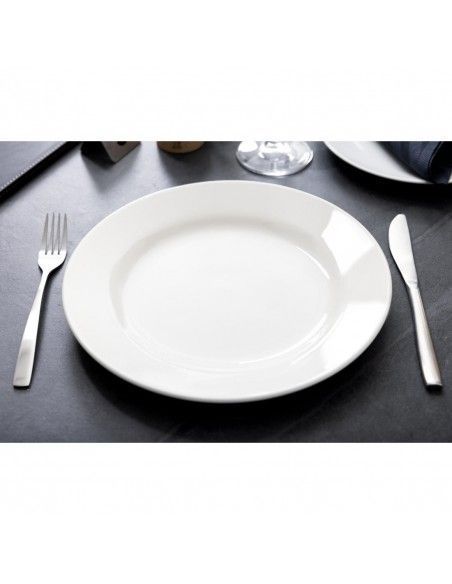 Assiettes classiques blanches Churchill 280mm (Lot de 12)