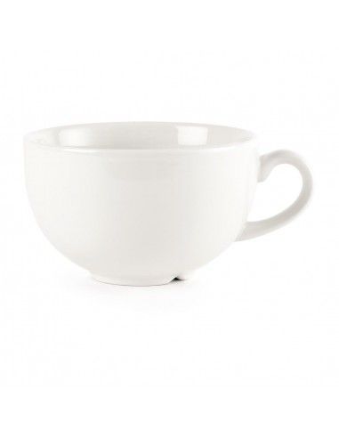 Tasses à cappuccino Churchill Plain Whiteware 340ml (Lot de 24)