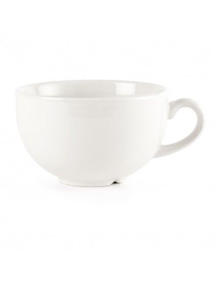 Tasses à cappuccino Churchill Plain Whiteware 340ml (Lot de 24)