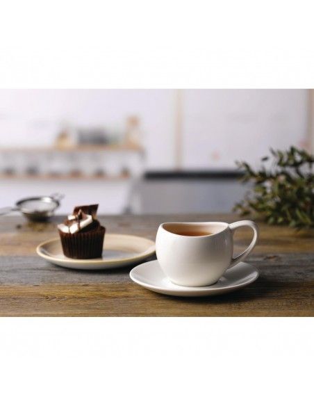 Soucoupes à cappuccino Churchill Plain Whiteware 160mm (Lot de 24)