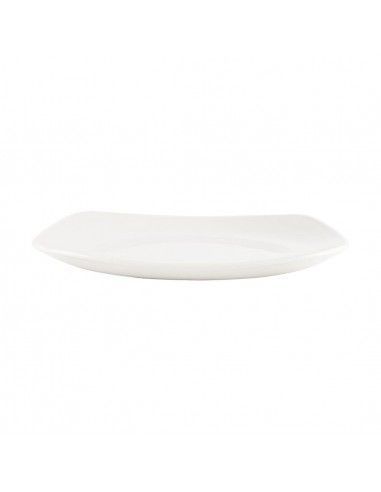 Assiettes blanches Churchill Plain Whiteware X squared 170mm (lot de 12)