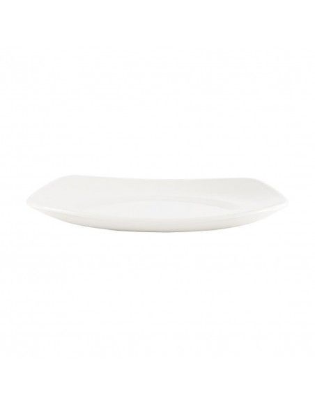 Assiettes blanches Churchill Plain Whiteware X squared 170mm (lot de 12)