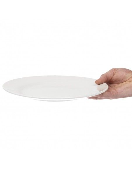 Assiettes classiques blanches Churchill 280mm (Lot de 12)