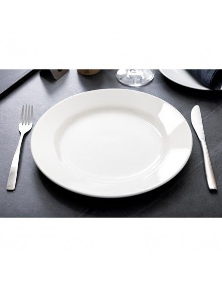 Assiettes classiques blanches Churchill 280mm (Lot de 12)