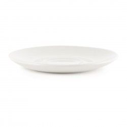 Soucoupes à cappuccino Churchill Plain Whiteware 160mm (Lot de 24)