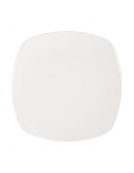 Assiettes blanches Churchill Plain Whiteware X squared 170mm (lot de 12)