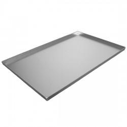 Plaque en aluminium non couché, 600x400 mm - 4 côtés 90°