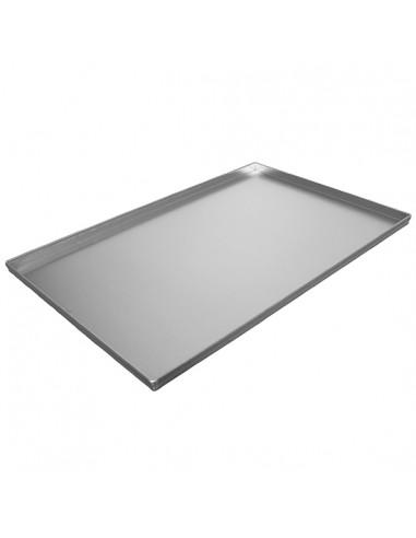 Plaque en aluminium non couché, 600x400 mm - 4 côtés 90°