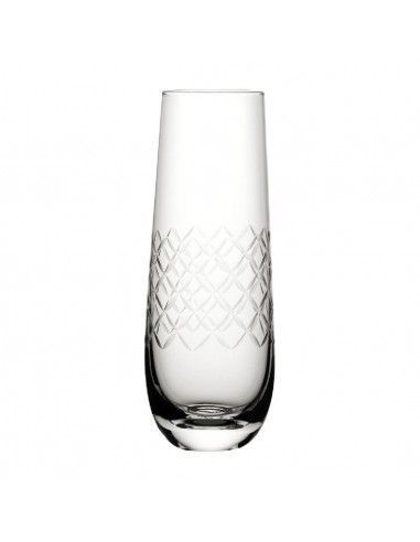 Verres à champagne Utopia Raffles Diamond 300 ml (lot de 6)