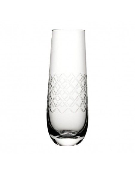 Verres à champagne Utopia Raffles Diamond 300 ml (lot de 6)