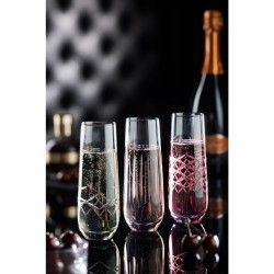 Verres à champagne Utopia Raffles Diamond 300 ml (lot de 6) 2