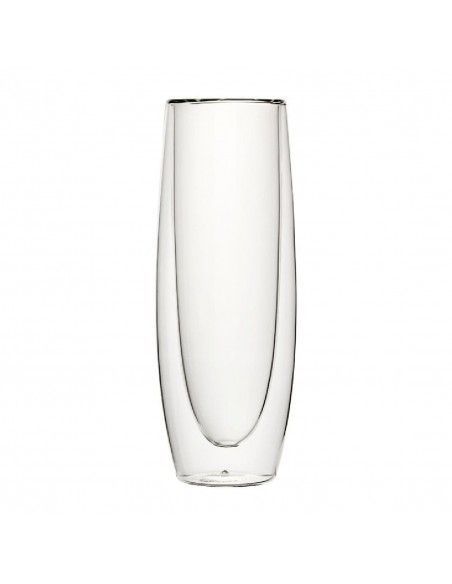 Verres à champagne sans pied double paroi Utopia 16cl (lot de 6)