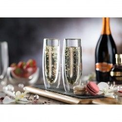 Verres à champagne sans pied double paroi Utopia 16cl (lot de 6) 2