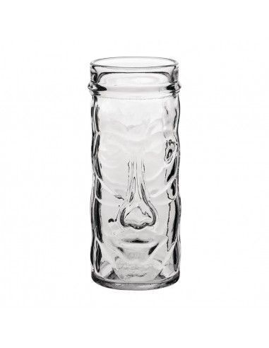 Chopes transparentes Utopia Tahiti Tiki 45 cl (x6)
