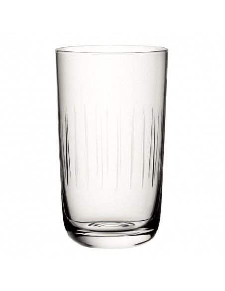 Verres hauts rainurés nid d'abeille Raffles Utopia 420ml (lot de 6)