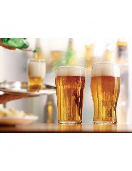 Verres à bière Nonic Arcoroc Headbooster 570ml UKCA (lot de 24)