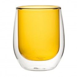 Verres à eau double paroi Utopia ambre 27 cl (lot de 6)