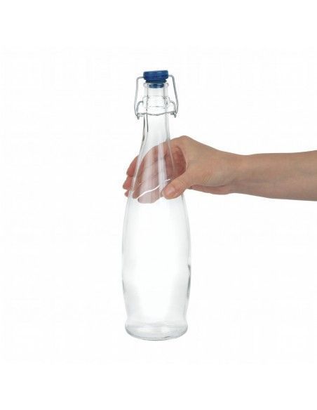Bouteilles d'eau en verre 1L (Lot de 6)