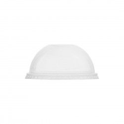 Couvercles dôme PLA compostables avec trou pour boissons fraîches Vegware 340ml et 454ml (lot de 1000)