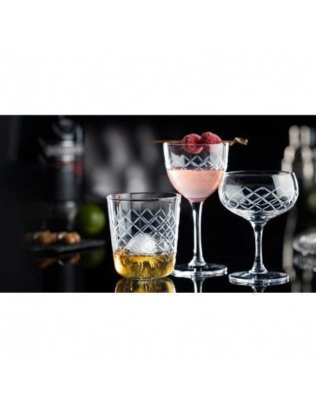 Verres Nick et Nora Utopia Raffles Diamond 170 ml (lot de 6)
