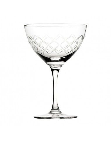 Verres à martini Utopia Raffles Diamond 190 ml (lot de 6)