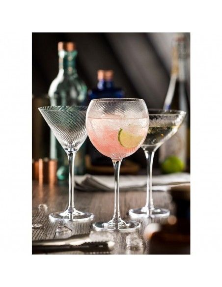 Verres à martini Twisted Hayworth Utopia 300 ml (lot de 6)