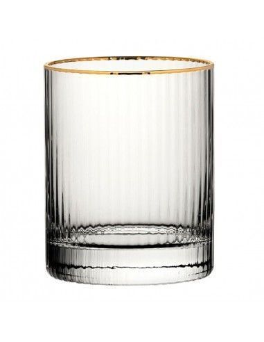 Verres à whisky bord doré Hayworth Utopia 325 ml (lot de 6)