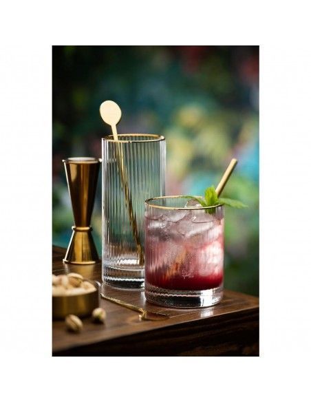 Verres à whisky bord doré Hayworth Utopia 325 ml (lot de 6)