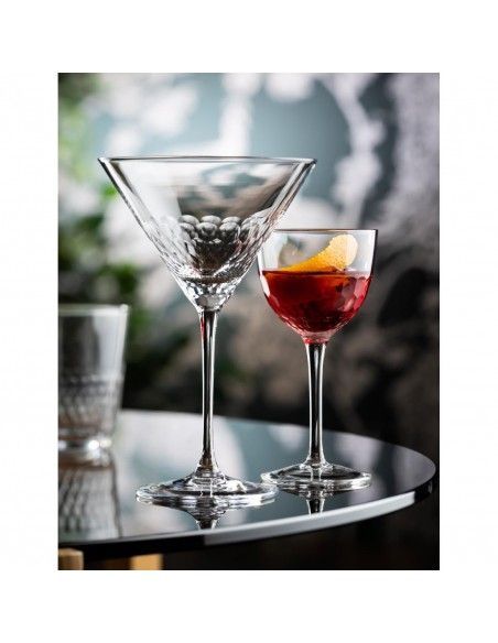 Verres à martini nid d'abeille Raffles Utopia 300ml (lot de 6)